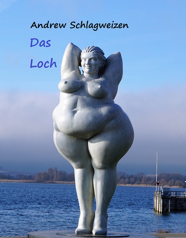 Das Loch, nackte weibliche Statue mir großen Titten und riesen Arsch