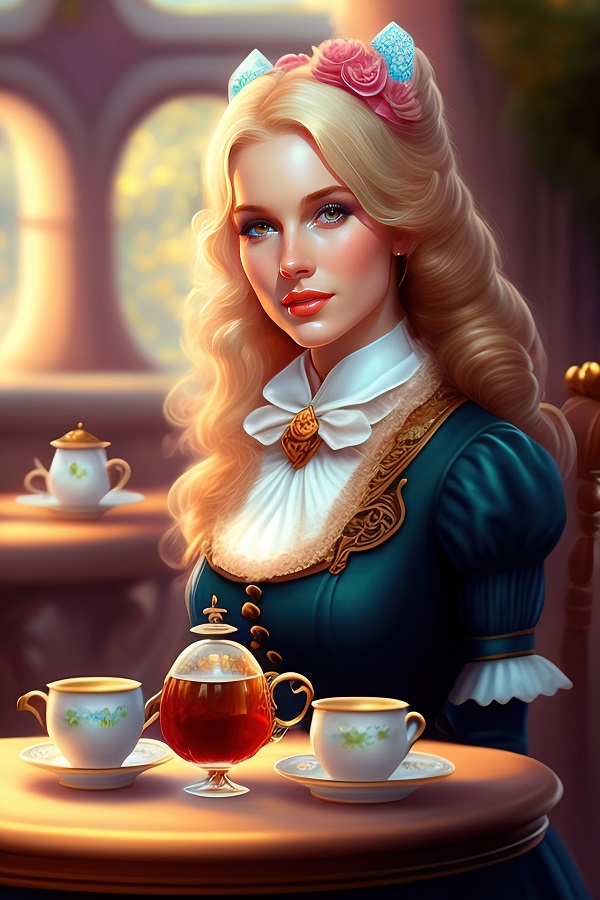Eingang einer Kathedrale, Die Maitresse des Earls of Sandwich